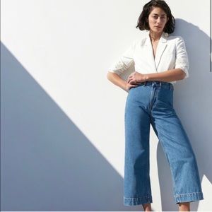 EVERLANE - Wide leg, high waisted jean